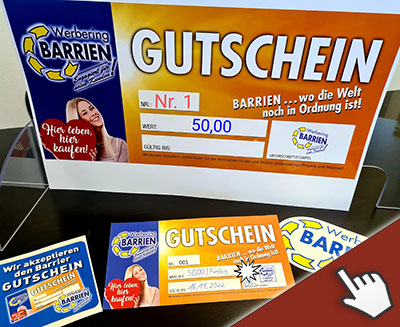 Werbering Barrien Gutschein